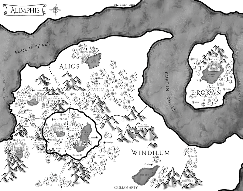 Map from Allegiance: Deity Rising Book Two