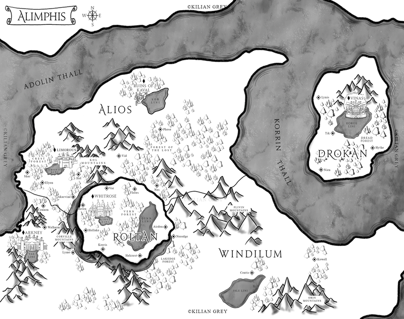 Map from Sovereign: Deity Rising Book Three